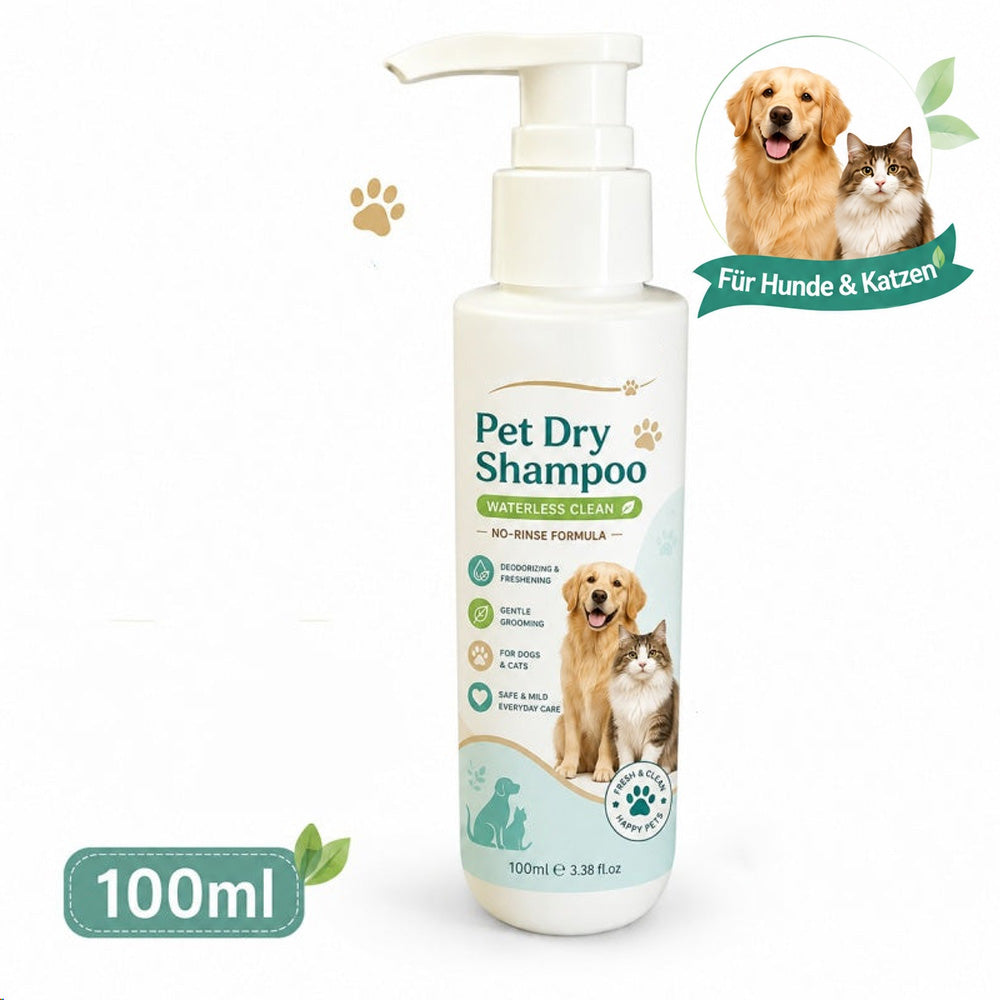 🐾 Wasserloses Shampoo-Mousse für Haustiere – Reinigung ohne Wasser