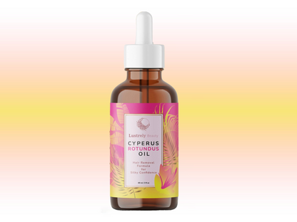 🍒60% OFF Christmas Special Offer  | Lustrely Beauty Cyperus Rotundus Oil  for Natural Permanent Hair Reduction, Hair-Free, and Sensitive Skin Repair