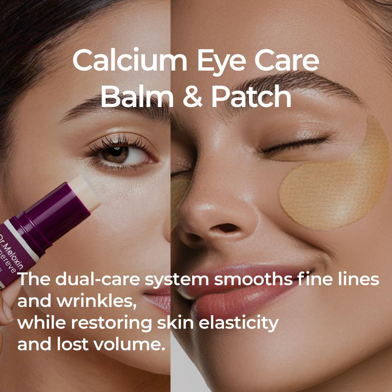 [Dr.Meloxin Official] Last 3 hours 60% off!⏰Calcium Volume Multi Balm & Eye Patch Set – 60 Patches of Collagen-Infused Skincare for Enhanced Elasticity