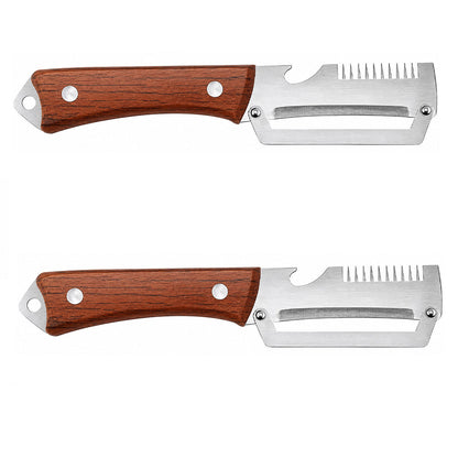 🔪🥔1 KAUFEN – 1 GRATIS ERHALTEN: Multifunktionaler Sparschäler 🍎🥕