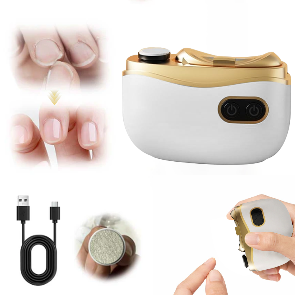 🏆  Neujahrs-Sonderangebot 🔥 55 % RABATT ⏳ 2-in-1 Elektrischer Nagelknipser & Polierer -Remifa®