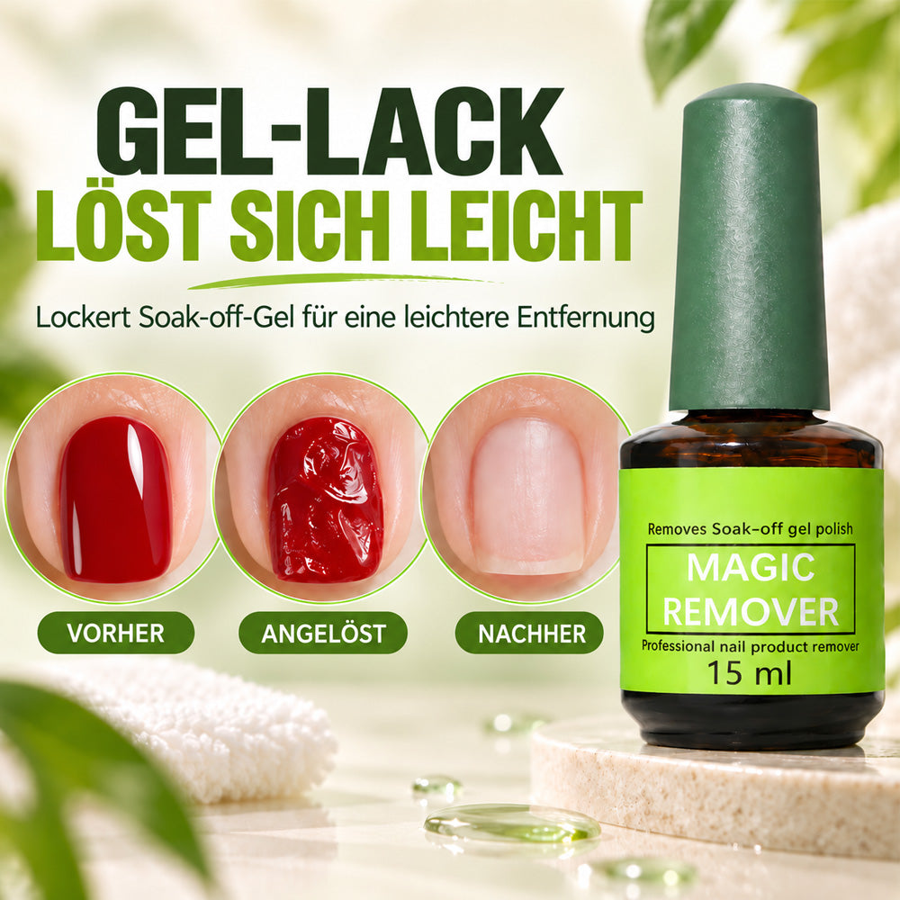 Verbesserter Gel-Nagellackentferner – Einfaches Auftragen mit dem Pinsel für die Entfernung zu Hause