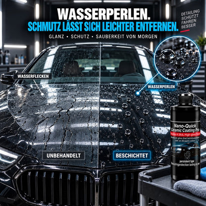 🛡️ 50 % RABATT | Nano-Quick Keramikversiegelung Pro – Fortschrittliche Keramiktechnologie für einen staubabweisenden Glaseffekt und langanhaltenden Glanz.