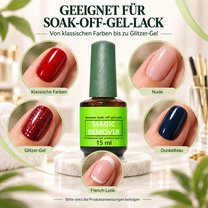 Verbesserter Gel-Nagellackentferner – Einfaches Auftragen mit dem Pinsel für die Entfernung zu Hause
