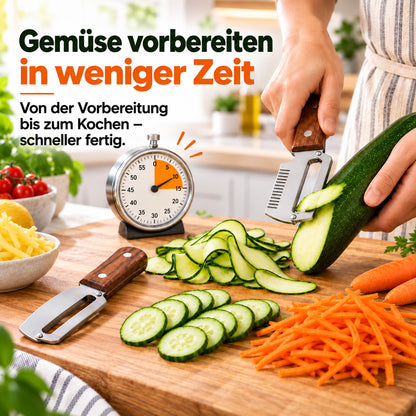 🔪🥔 KAUF 1 – ERHALTE 1 GRATIS: Multifunktionaler Sparschäler🍎🥕