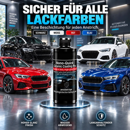 🛡️ 50 % RABATT | Nano-Quick Keramikversiegelung Pro – Fortschrittliche Keramiktechnologie für einen staubabweisenden Glaseffekt und langanhaltenden Glanz.