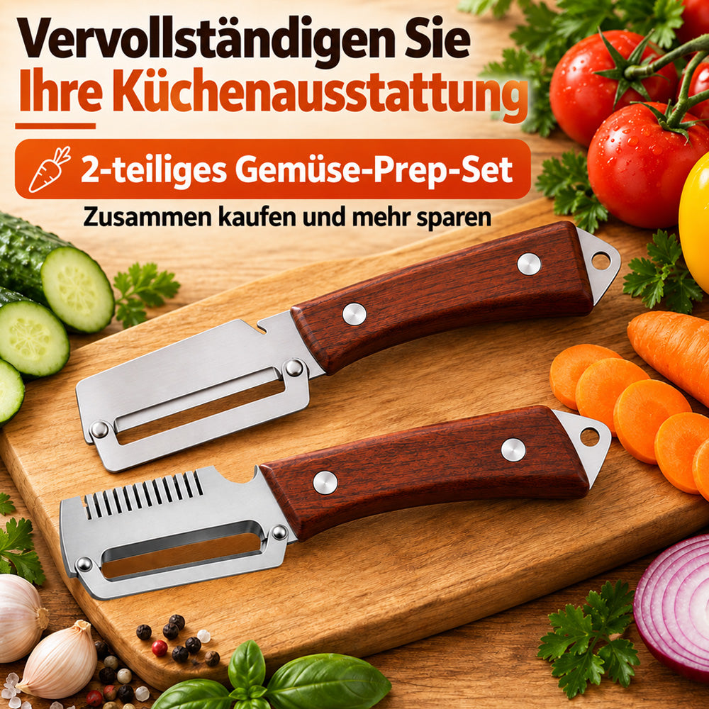 🔪🥔 KAUF 1 – ERHALTE 1 GRATIS: Multifunktionaler Sparschäler🍎🥕