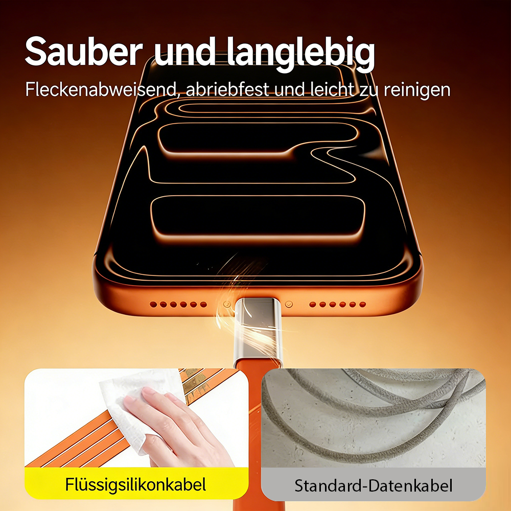 Tinycarry® 240W SuperCharge 360° drehbare unsichtbare Halterung, abnehmbares 2‑in‑1 Ladekabel, Zinklegierung & Silikon, Type‑C Kabel, kompatibel mit Apple und Samsung, unverzichtbar für Gaming, Büro und Auto up