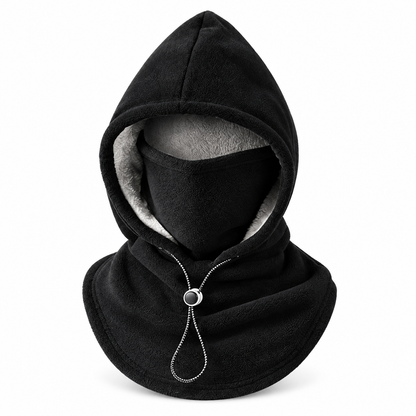 🔥 3-in-1 Thermo-Winterhaube – Mütze, Maske & Schal in einem | Weiches Fleece für warme Wintertage ❄️（Extra dick gefüttert）