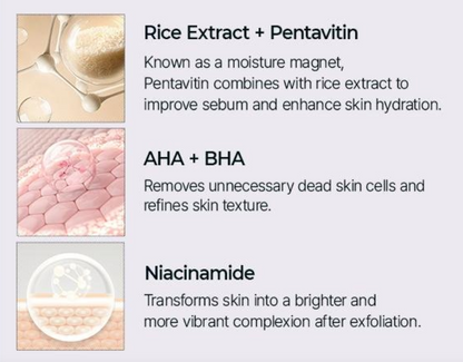 Final 3 Hours: 70% OFF🔥 Gentle Exfoliator Glow Rice Ampoule-Suitable for All Skin Types