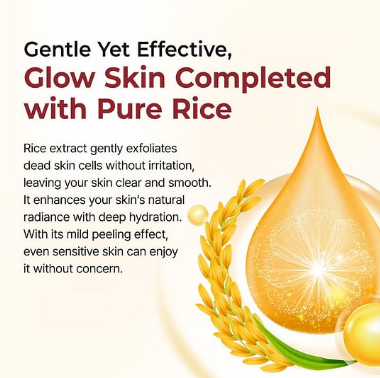 Final 3 Hours: 70% OFF🔥 Gentle Exfoliator Glow Rice Ampoule-Suitable for All Skin Types