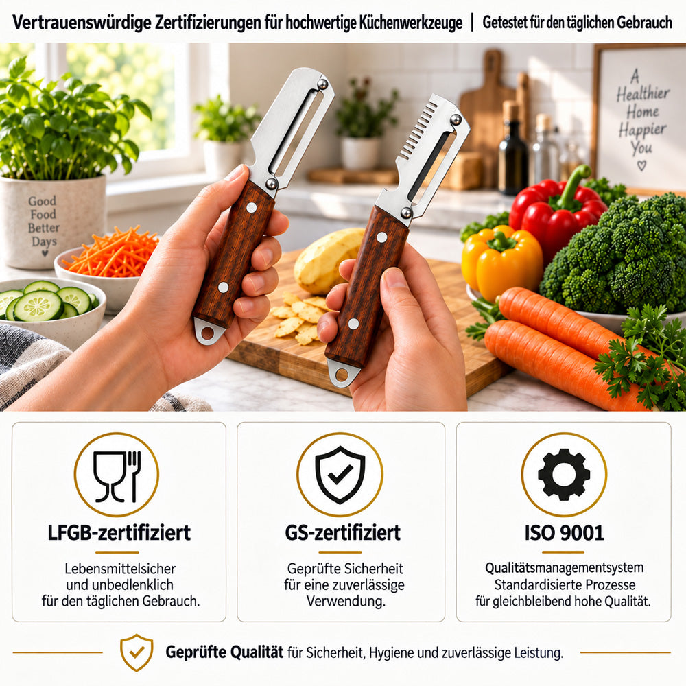 🔪🥔 KAUF 1 – ERHALTE 1 GRATIS: Multifunktionaler Sparschäler🍎🥕