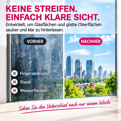 🪣Magic Reinigungstuch (5er-Pack) – Ohne Reiniger, Keine Streifen, Für Glas, Edelstahl & Bildschirme