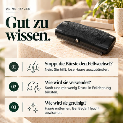 🐱🐶 Professionelle Fellpflege-Bürste für Hunde & Katzen – Sanft zur Haut, Rutschfester Griff & Maximale Haarentfernung