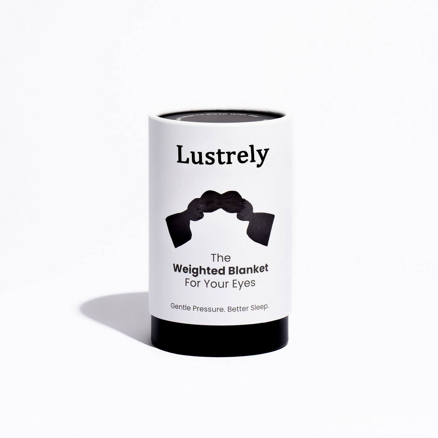 🔥Final 4 hours 50% OFF Black Friday | LUSTRELY Sleep Mask - The Weighted Blanket For Your Eyes, Calming Eyemask for Deep Sleep, Side-Sleeping Friendly, 100% Blackout, Patented Strap-Free Design