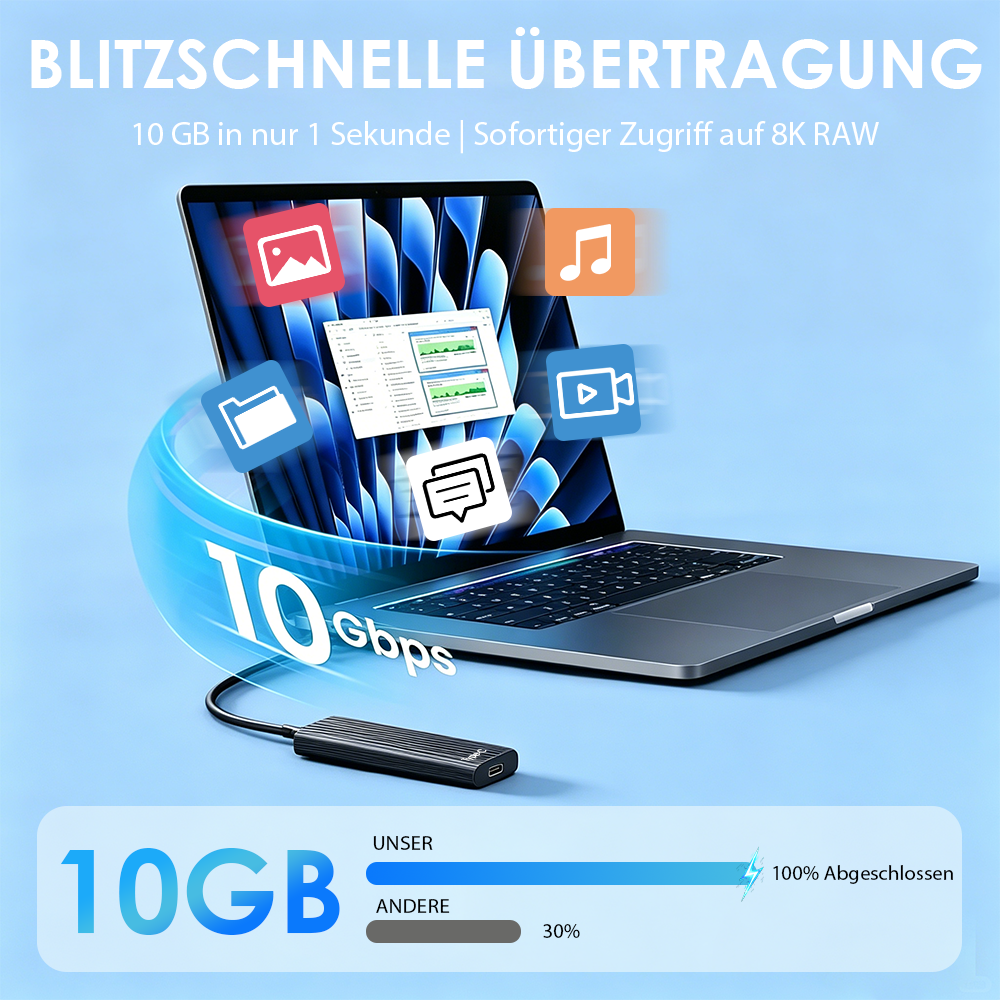 🏆Blitzverkauf⚡ Über 50.000 verkauft! Fast ausverkauft – 🔥16TB tragbare Mini-SSD mit großer Kapazität und Type-C 🔥