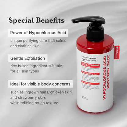 🧊Last 3 hours 60% off⏰: Hypochlorous Acid & Rice Extract Clarifying Duo:Gentle Exfoliating Serum for Face & Body to Refine Pores, Control Sebum & Smooth Skin