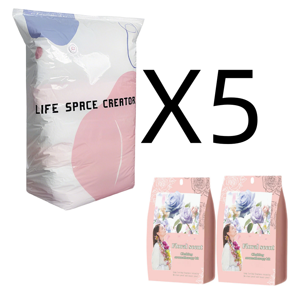🧳💨 50 % RABATT! Vakuum-Aufbewahrungsbeutel ohne Pumpe – Einfach zusammendrücken und verschließen, ganz ohne Pumpe. Spart bis zu 80 % Platz und hält Kleidung trocken sowie staubfrei. Perfekt für voluminöse Bettwäsche und saisonale Kleidung. 🛏️🗄️