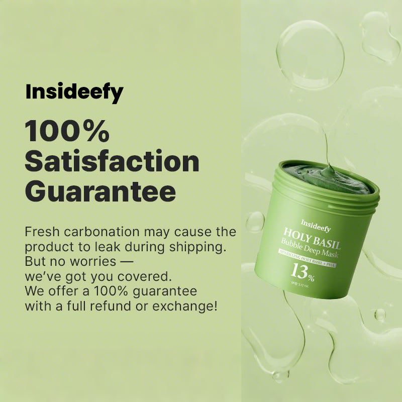 🔥LAST DAY SALE-80% OFF)Final Sale -Insideefy Holy Basil Bubble Deep Mask 13%