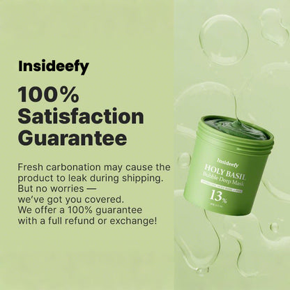 🔥LAST DAY SALE-80% OFF)Final Sale -Insideefy Holy Basil Bubble Deep Mask 13%