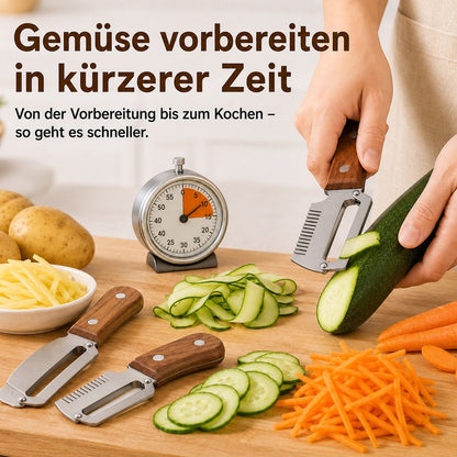 🔪🥔1 KAUFEN – 1 GRATIS ERHALTEN: Multifunktionaler Sparschäler 🍎🥕