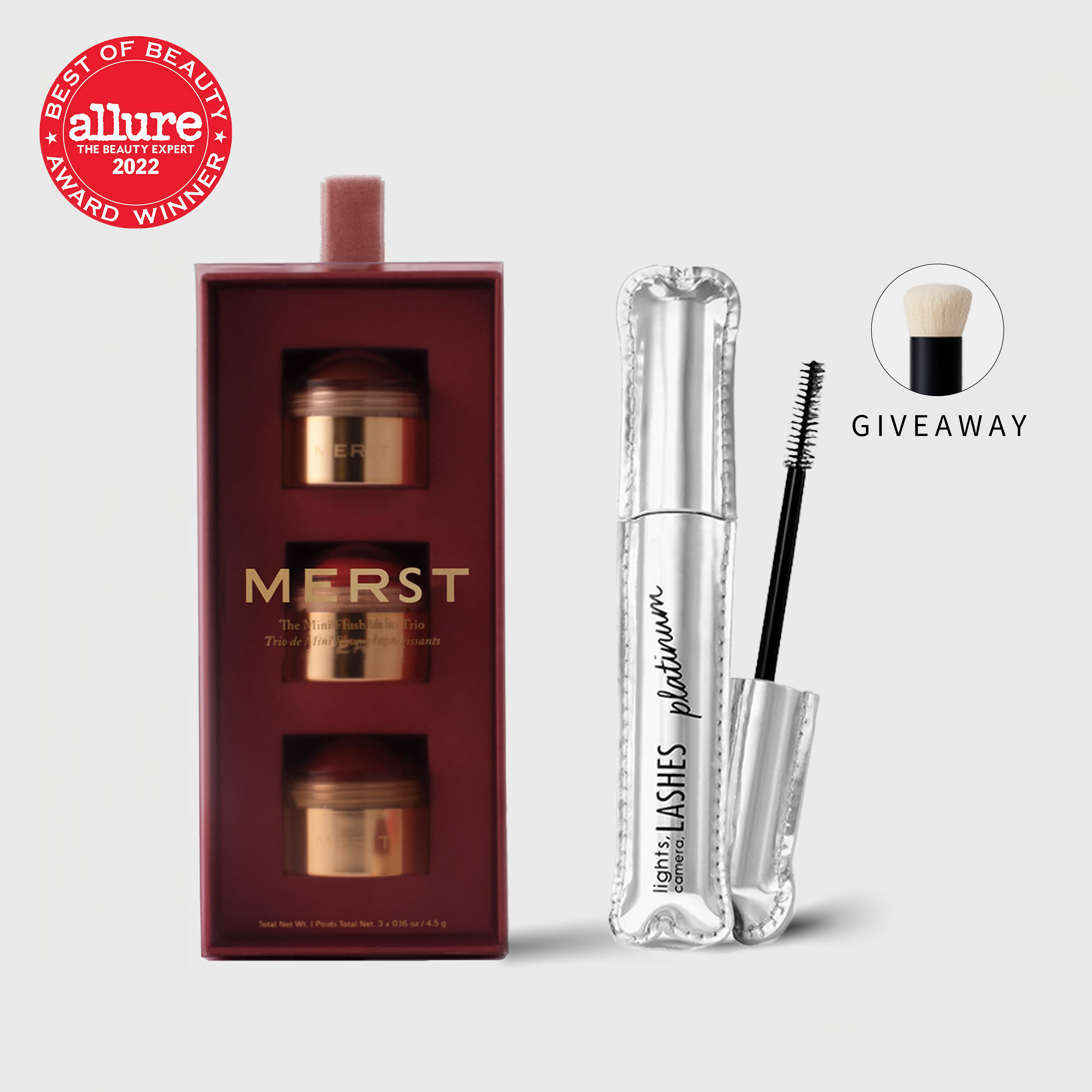 Flush Balm Trio +  Mascara