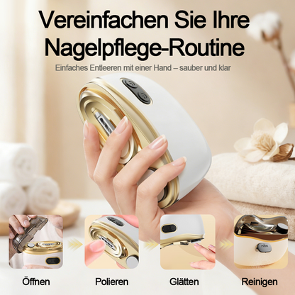 🏆  Neujahrs-Sonderangebot 🔥 55 % RABATT ⏳ 2-in-1 Elektrischer Nagelknipser & Polierer -Remifa®