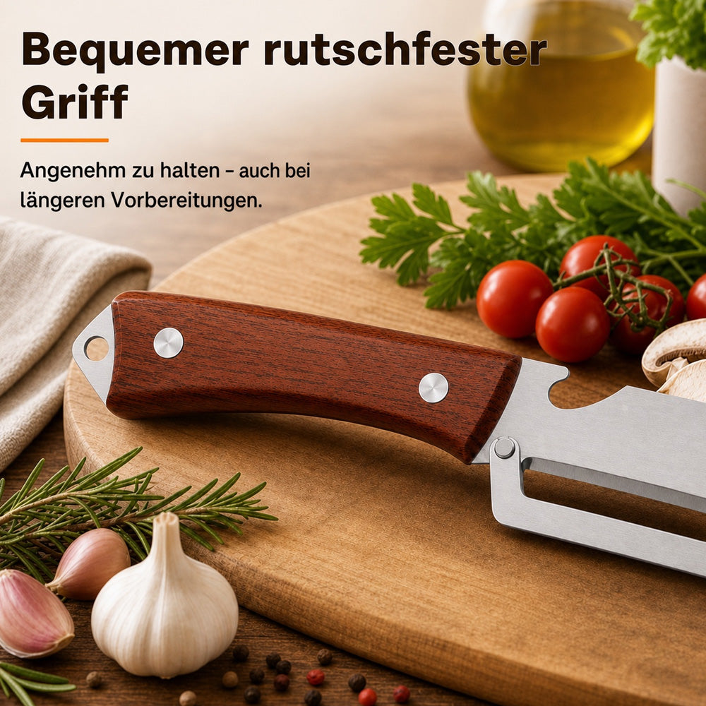 🔪🥔1 KAUFEN – 1 GRATIS ERHALTEN: Multifunktionaler Sparschäler 🍎🥕