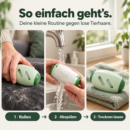 UPSELL 🐱🐶Wiederverwendbare Fusselrolle – Waschbarer Tierhaarentferner für Kleidung, Sofa & Teppiche