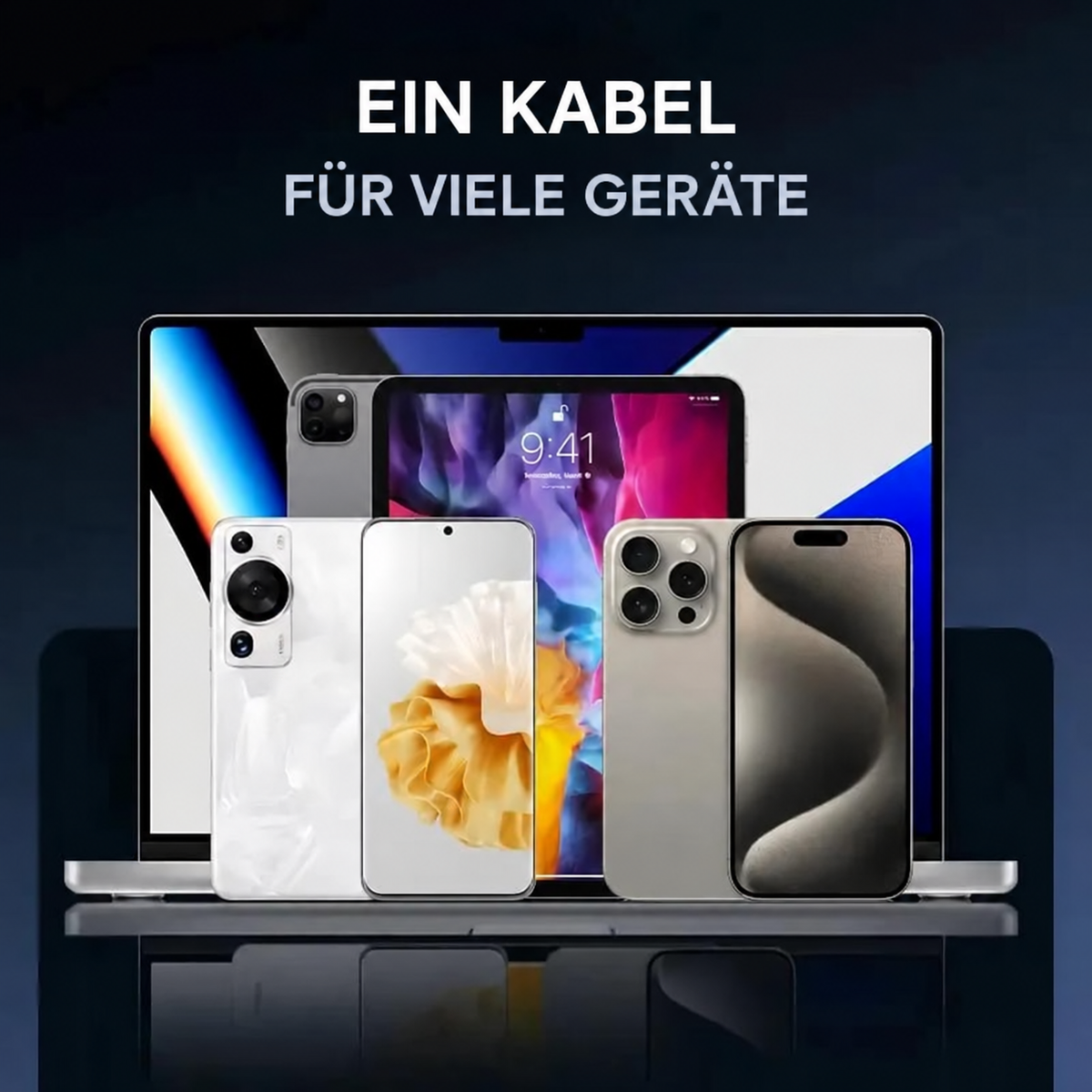 🔥Nur heute 57 % Rabatt – ⚡2-in-1 Unsichtbares Halter-Ladekabel – 240W Schnellladekabel mit integriertem Handyhalter