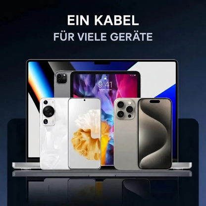 🔥Nur heute 57 % Rabatt – ⚡2-in-1 Unsichtbares Halter-Ladekabel – 240W Schnellladekabel mit integriertem Handyhalter