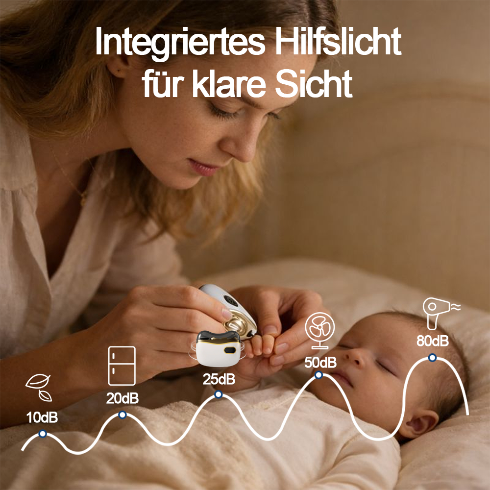 🏆  Neujahrs-Sonderangebot 🔥 55 % RABATT ⏳ 2-in-1 Elektrischer Nagelknipser & Polierer -Remifa®