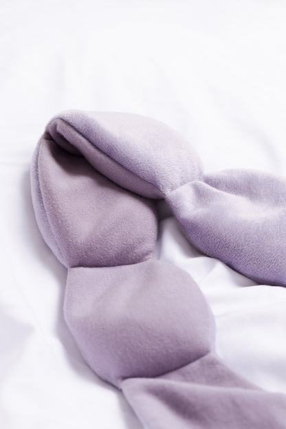 🔥Final 4 hours 50% OFF Black Friday | LUSTRELY Sleep Mask - The Weighted Blanket For Your Eyes, Calming Eyemask for Deep Sleep, Side-Sleeping Friendly, 100% Blackout, Patented Strap-Free Design