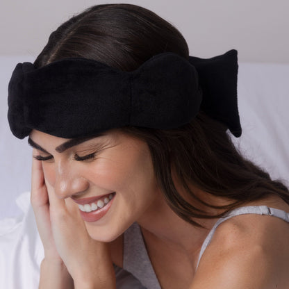 🔥Final 4 hours 50% OFF Black Friday | LUSTRELY Sleep Mask - The Weighted Blanket For Your Eyes, Calming Eyemask for Deep Sleep, Side-Sleeping Friendly, 100% Blackout, Patented Strap-Free Design