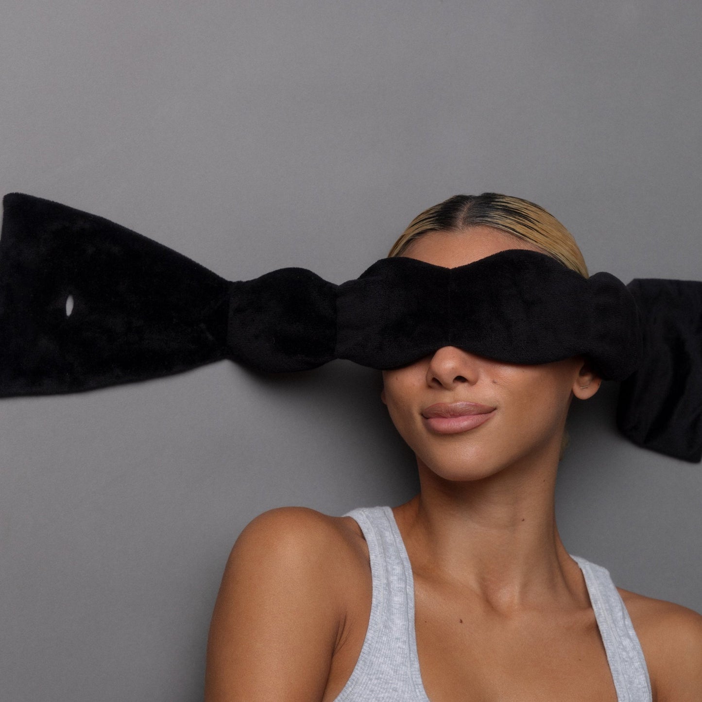🔥Final 4 hours 50% OFF Black Friday | LUSTRELY Sleep Mask - The Weighted Blanket For Your Eyes, Calming Eyemask for Deep Sleep, Side-Sleeping Friendly, 100% Blackout, Patented Strap-Free Design