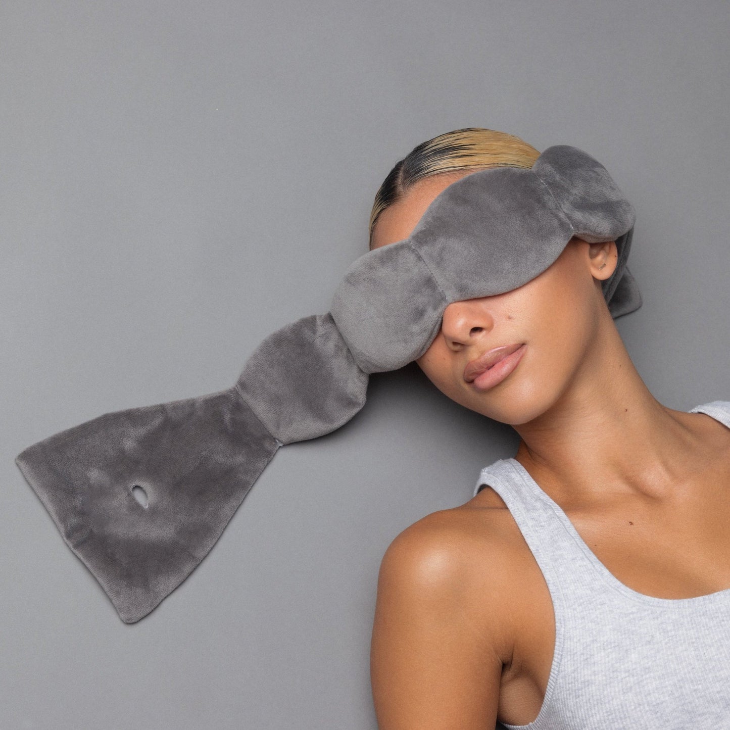 🔥Final 4 hours 50% OFF Black Friday | LUSTRELY Sleep Mask - The Weighted Blanket For Your Eyes, Calming Eyemask for Deep Sleep, Side-Sleeping Friendly, 100% Blackout, Patented Strap-Free Design