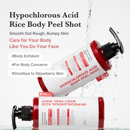 🧊Last 3 hours 60% off⏰: Hypochlorous Acid & Rice Extract Clarifying Duo:Gentle Exfoliating Serum for Face & Body to Refine Pores, Control Sebum & Smooth Skin